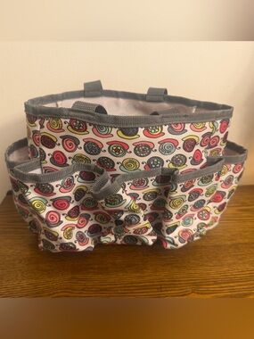 Thirty-One Mini Organizer in the "Take It Slow" pattern. EUC
